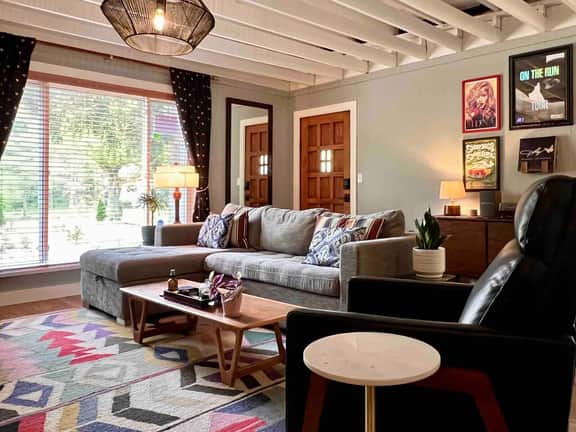 Stylish Farmhouse w/ Huge Backyard
