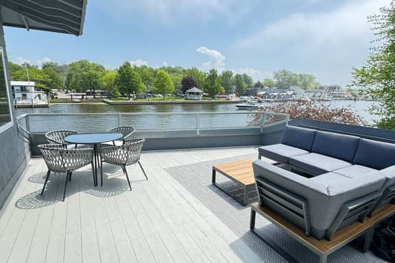 Luxury Riverside Home near Oval Beach w/ Boat Dock