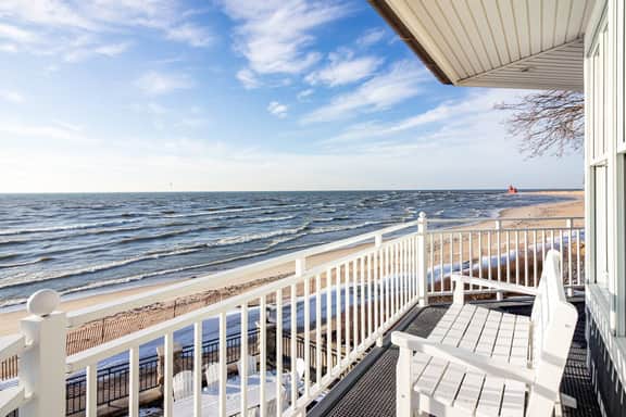 Luxury Beachfront Home in Macatawa Park
