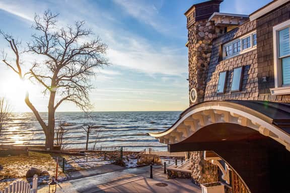 Luxury Beachfront Home in Macatawa Park