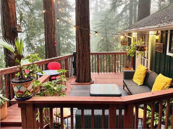 Hillside Retreat in the Redwoods w/ Hot Tub